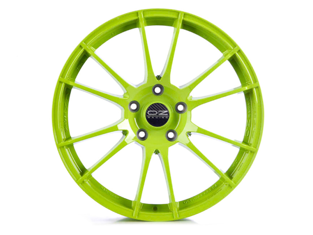 19 Inch OZ Racing Ultraleggera HLT Green Alloy Wheels