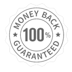 We offer a full money back guarantee if you're not completely satisfied