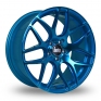 18 Inch Bola B8R Blue Alloy Wheels