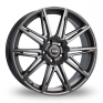 20 Inch Riva BVA Grey Alloy Wheels