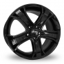 18 Inch Zito Blazer Black Alloy Wheels