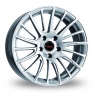 17 Inch Borbet LS2 Silver Alloy Wheels