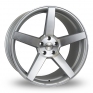 19 Inch Calibre CC-Q Silver Polished Alloy Wheels