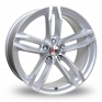 17 Inch XTK CD003 Silver Alloy Wheels