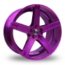 20 Inch Diewe Cavo Purple Alloy Wheels