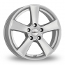 14 Inch Dezent TX Silver Alloy Wheels