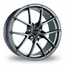 17 Inch Fox Racing FX005 Grey Alloy Wheels