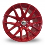 18 Inch Zito 935 Red Alloy Wheels