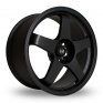 17 Inch Rota GTR Black Alloy Wheels