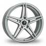 17 Inch Diamond Genesis Hyper Silver Alloy Wheels