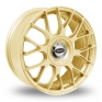 18 Inch Team Dynamics Imola Gold Alloy Wheels