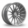 8.5x19 (Front) & 9.5x19 (Rear) Inovit Torque Silver Alloy Wheels