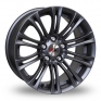 17 Inch XTK KD005 Anthracite Alloy Wheels