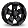 18 Inch Hawke Osprey Black Alloy Wheels