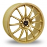15 Inch Team Dynamics Pro Race 1 2 Gold Alloy Wheels