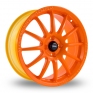 18 Inch Team Dynamics Pro Race 1 2 Orange Alloy Wheels