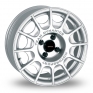 15 Inch Team Dynamics Pro Rally 1 Silver Alloy Wheels