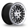 18 Inch Radi8 R8A10 Black Polished Alloy Wheels