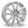 15 Inch Autec Skandic Silver Alloy Wheels