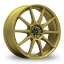 18 Inch Inovit TR17 Gold Alloy Wheels