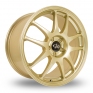 17 Inch Rota Torque Gold Alloy Wheels