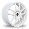 17 Inch Rota Torque White Alloy Wheels