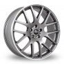 20 Inch SuperMetal Trident Grey Alloy Wheels