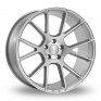 18 Inch VEEMANN V-FS23 Silver Polished Alloy Wheels