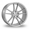 18 Inch VEEMANN V-FS24 Silver Polished Alloy Wheels