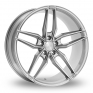 20 Inch VEEMANN V-FS37 Silver Polished Alloy Wheels