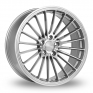 19 Inch VEEMANN V-FS36 Silver Polished Alloy Wheels