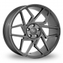 8.5x19 (Front) & 9.5x19 (Rear) VEEMANN V-FS27R Graphite Alloy Wheels