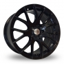 18 Inch Vibe 001 Black Alloy Wheels