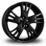 16 Inch Wolfrace Padua Black Alloy Wheels