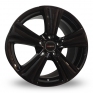 22 Inch Xtreme X90 Black Alloy Wheels