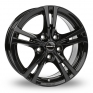 16 Inch Borbet XLB Black Alloy Wheels