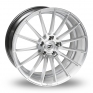 20 Inch Zito ZS15 Hyper Silver Alloy Wheels