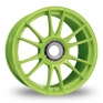 20 Inch OZ Racing Ultraleggera HLT CL Green Alloy Wheels