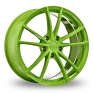 20 Inch OZ Racing Forged Zeus Green Alloy Wheels
