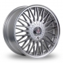 17 Inch Axe EX3 Silver Polished Alloy Wheels