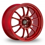 17 Inch Konig Hypergram Red Alloy Wheels