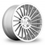 18 Inch Rotiform IND-T Silver Polished Alloy Wheels