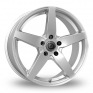 16 Inch Diewe Inverno Silver Alloy Wheels