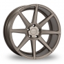 8.5x19 (Front) & 9.5x19 (Rear) Ispiri ISR8 Bronze Alloy Wheels