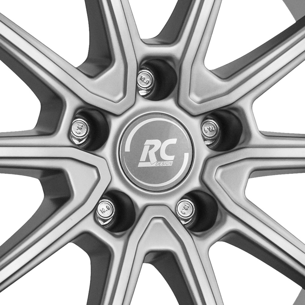 17 Inch RC Design RC32 Matt Grey Alloy Wheels