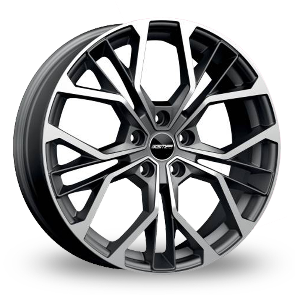 17 Inch GMP Italia Matisse Anthracite Polished Alloy Wheels