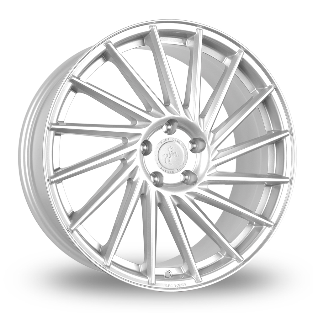 18 Inch Keskin Tuning KT17 Silver Alloy Wheels