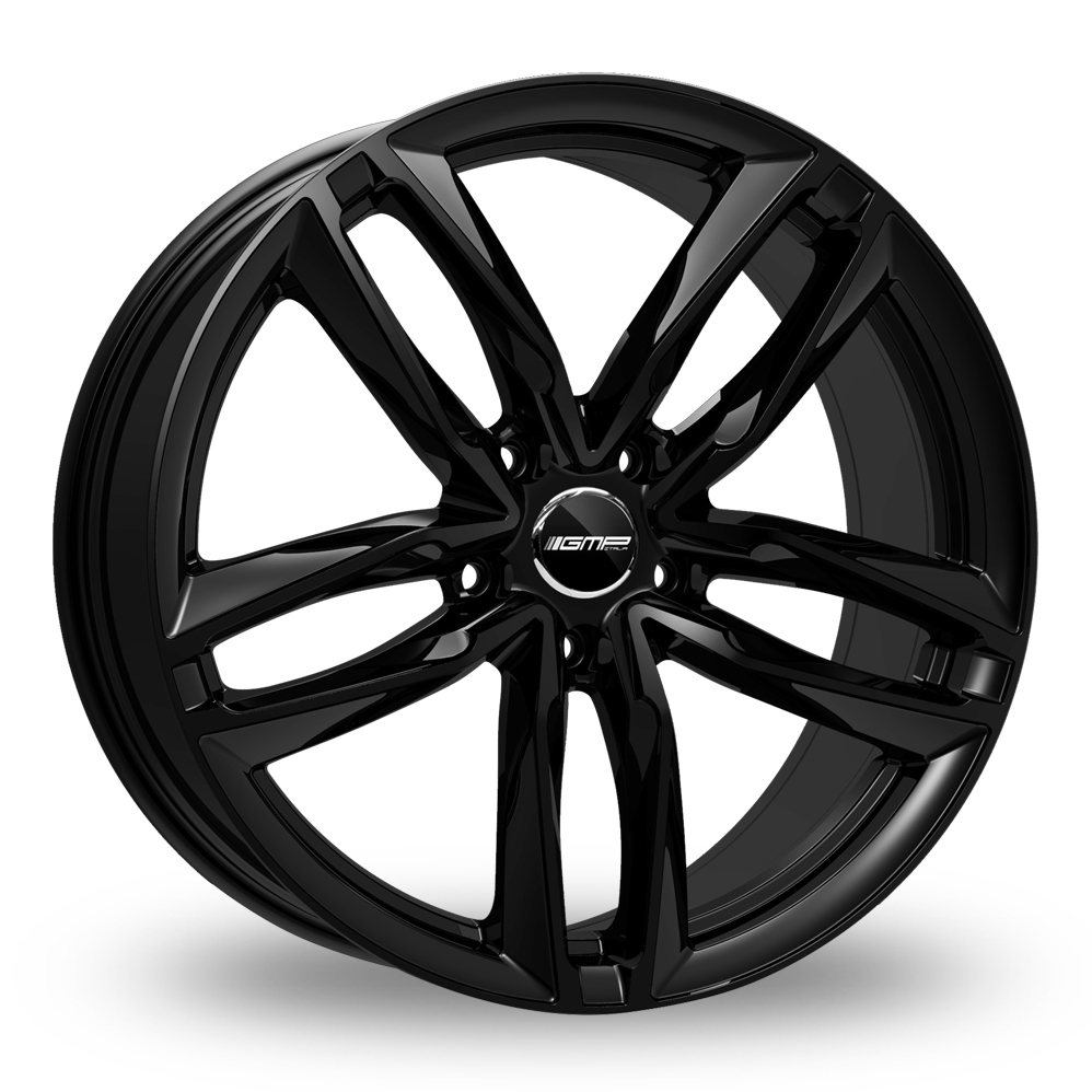 9x21 (Front) & 10x21 (Rear) GMP Italia Atom Gloss Black Alloy Wheels