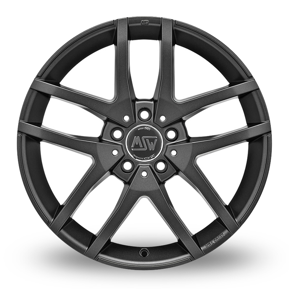 17 Inch MSW (by OZ) MSW 28 Grey Alloy Wheels