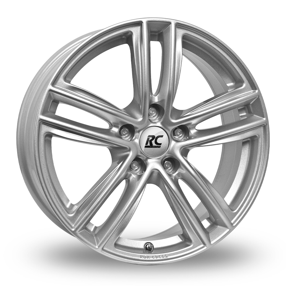 16 Inch RC Design RC27 Silver Alloy Wheels